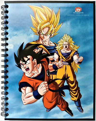 Cuaderno Grande Dragon Ball Z Goku Shenlong Cuadros 80 Hojas | MercadoLibre