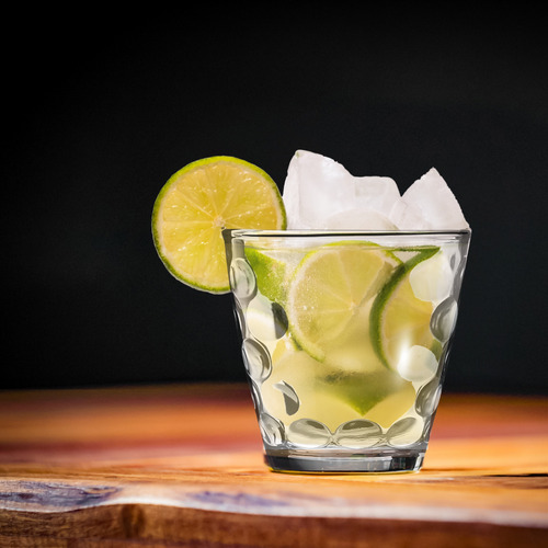 Kit 2 Copo Baixo Vidro 290ml Caipirinha Drinks Suco Agua