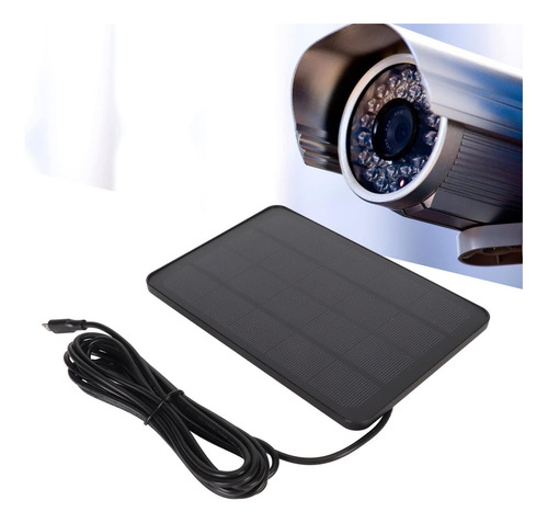 Panel Solar Para Cámara De Seguridad, Panel Solar De 5v 4w Y