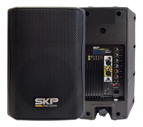 Alto-falante alimentado Slp SK-2px Bluetooth 150W RMS de 10 polegadas