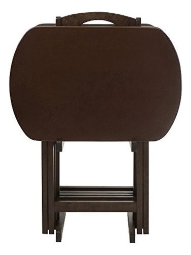 Juego De Bandejas De Madera Para Tv Winsome