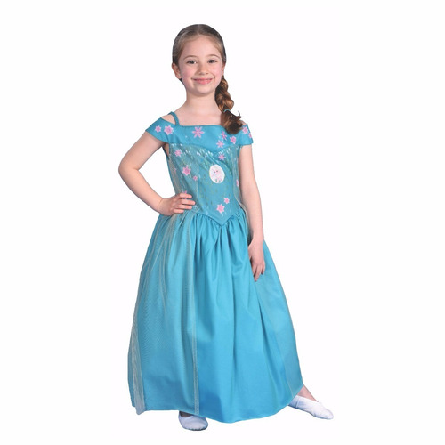 Disfraz Frozen Elsa Fiebre Congelada Talle 2 7/8 Años