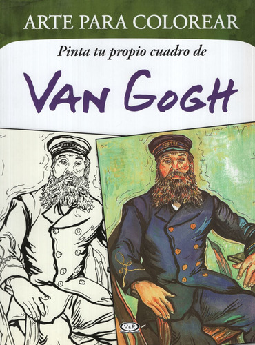 Arte Para Colorear. Pinta Tu Propio Cuadro De Van Gogh