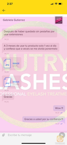 Imagen 3 de 10 de Nutry Lashes Serum Para Pestañas! Mucho Mejor Que Dabalash!