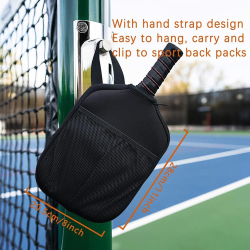 Funda Para Raqueta De Pickleball Con Correa De Asa Y Bolsill