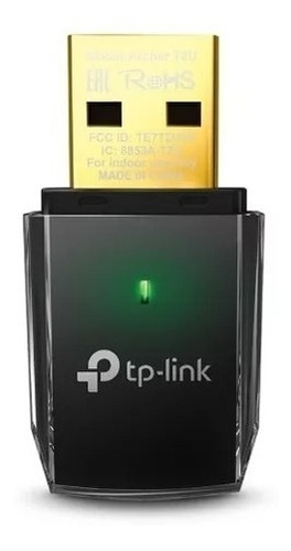 Adaptador De Wifi Tp-link Ac600 Archer T2u Dual Band