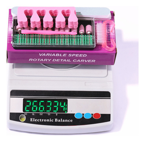 Rectificadora De Uñas Portátil, Set De Pulido Eléctrico Mini