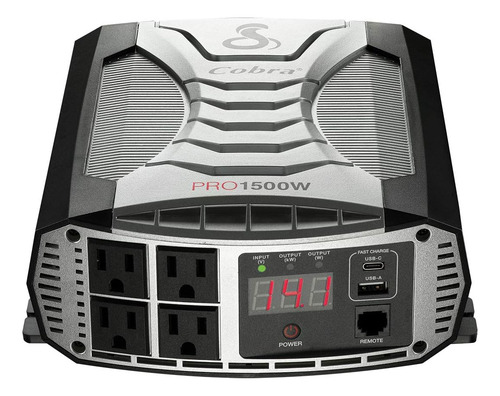 Inversor De Corriente De Grado Profesional Cobra Pro De 1500