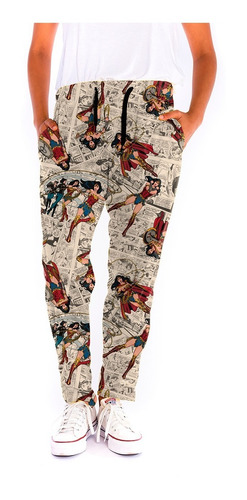 Pantalones Peppers Mujer Maravilla Comic Unisex