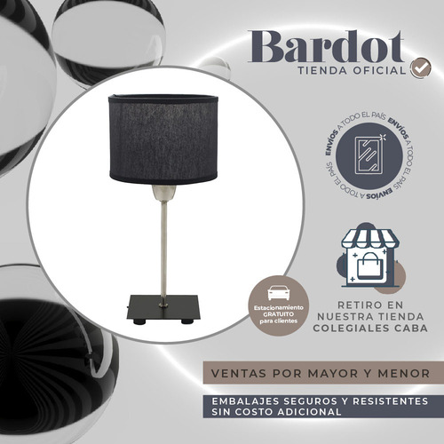 Lampara Mesa De Luz Led Escritorio Velador Moderno Par Set 2 Par Lampara Velador Mesa Luz Base Cuadrada Negra