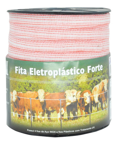 Fita Eletroplástica Para Cerca Elétrica 12mm Marcal