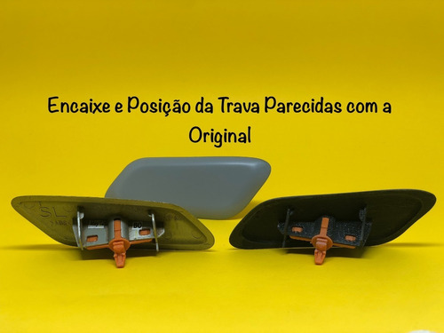Imagem 4 de 4 de Tampa Esguicho Farol Toyota Hilux Sw4 12-15 - Com Trava