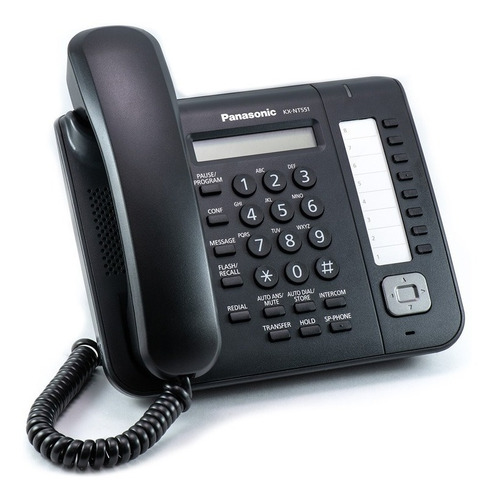 Teléfono Ip Panasonic  Kx-nt551. Propietario Negro