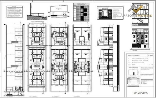 Cobertura Com 2 Dormitórios À Venda, 90 M² Por R$ 350.000,00 - Vila Pires - Santo André/sp - Co0070