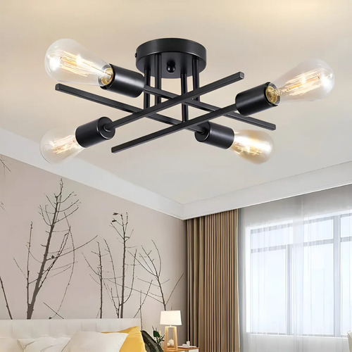 Luminária Lustre Teto Moderno Pendente Para Sala Sala Jantar - R$ 66,44