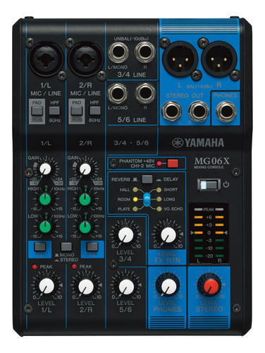 Consolas Analógicas Con Efectos Yamaha Mg06x