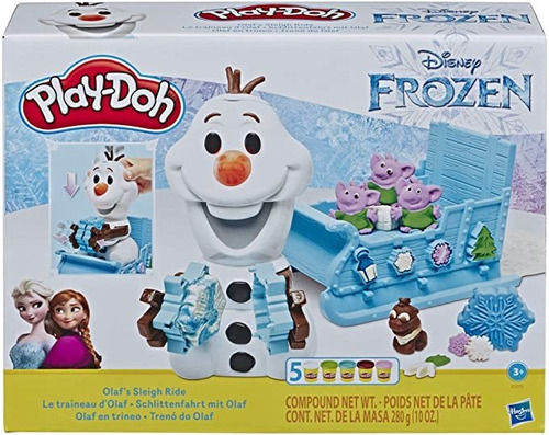 Paseo Trineo De Plastilina Con Frozen Olaf