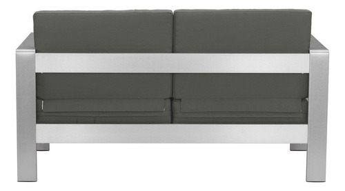 Sofa De Exterior Cosmopolitan Plateado Këssa Muebles