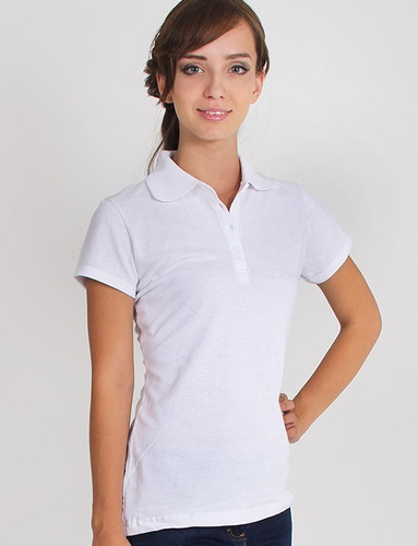 Blusa Camiseta Polo Para Dama En Algodón 190 Gramos 