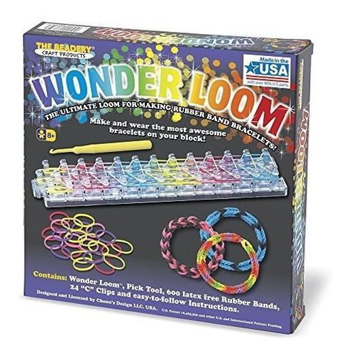 Beadery Wonder Loom Kit Para Hacer Pulseras,
