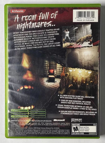 Silent Hill 4 The Room Xbox C Retromx (Usado)