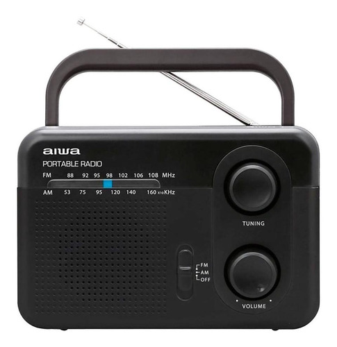 Radio Analógico Aiwa Am/fm Portátil - Ca / Cc. / Kservice