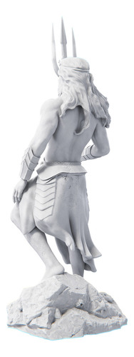 Estátua Poseidon Netuno - Deus Grego Estatueta Escultura Cor Cor Mármore