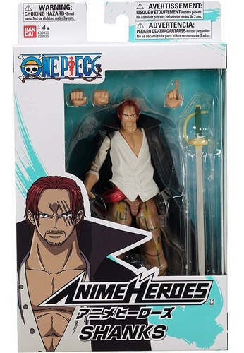 Bandai  Anime Heroes - Shanks One Piece 