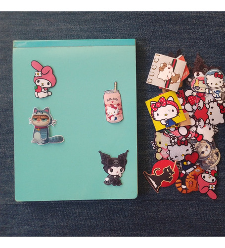 30 Pegatinas Escolares Stickers Parches Calcomanías Hello S2