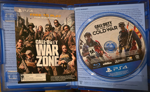 Call Of Duty: Black Ops Cold War Ps4 (Usado)