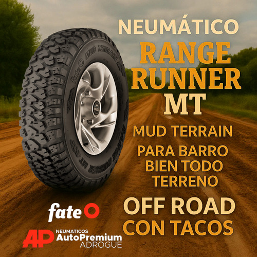 Cubierta Fate Lt 235/75 R15 110/109q Range Runner Mt R