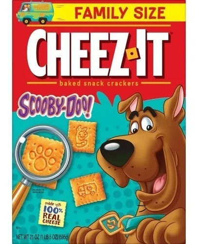 Cheez-it Scooby-doo! Galletas De Queso Orig 21 Oz 595gr