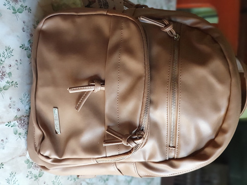 Mochila Mujer Trendy 19161 Oferta !! Eco Cuero