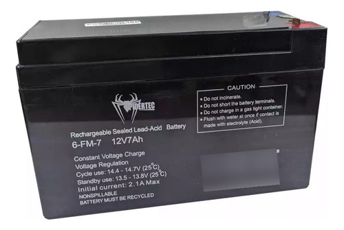 Batería Ups O Sercos Eléctricos Spidertec 12v / 7amp Tienda 