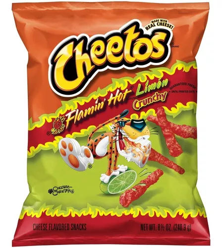 Cheetos Crunchy Flaming Hot Con Limon Mercadolibre