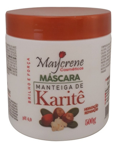 Máscara Manteiga De Karité Maycrene 500g