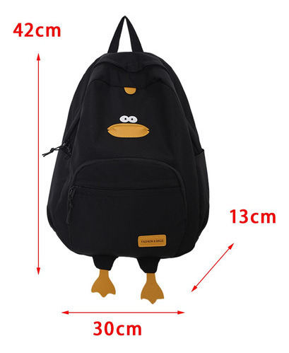 Mochila De Pato Con Asa En La Parte Superior, Práctica Bolsa
