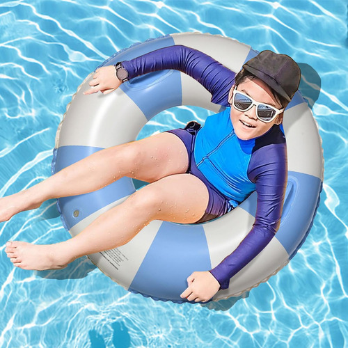 Adult Swimming Ring Inflatable Pool Float Thick Swim