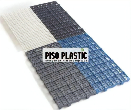 50 Pisos Plasticos 50x25x2,5 Cm Preto Fabricante No Brás