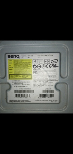 Unidad Dvd R/rw Benq, Regrabable Modelo Dwi650 (Usado)