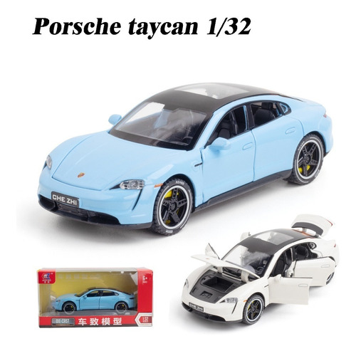 Porsche Taycan Cupé Minicoches Metal Con Luces Y Sonido  [u]