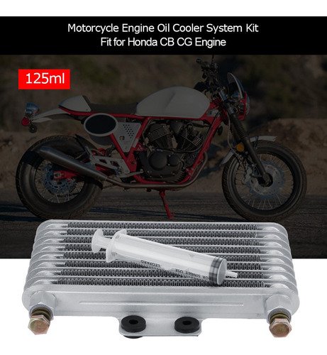 Heladera De Aceite De Motocicleta 125ml Radiador De Refr