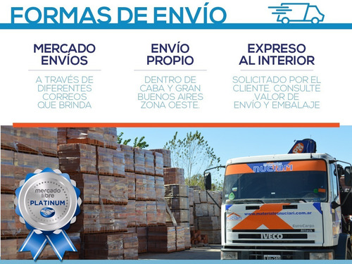 Ladrillo Común Materiales Nuciari! Zona Oeste X 100 Unidades
