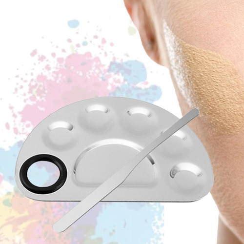 2 X 2x Paleta Mezcladora De Maquillaje Profesional, 2 Piezas