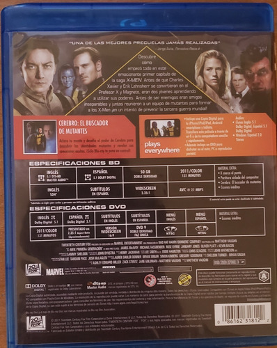The Wolverine - X Men First Class - Bluray (Usado)