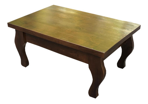 Mesa Ratona De Living En Madera Lustrada