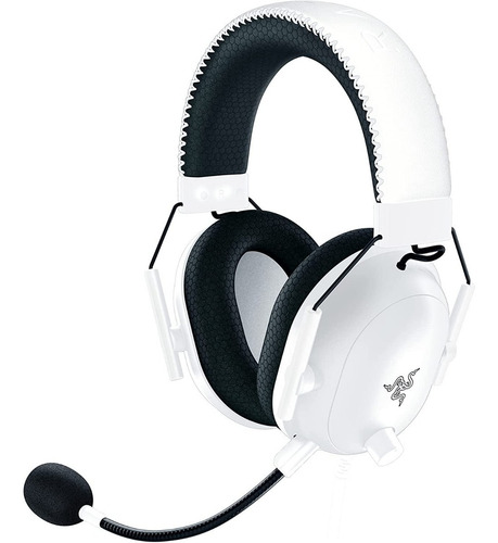 Imagen 2 de 8 de Auriculares Gamer Razer Blackshark V2 Pro Mercury Inalámbricos Color Blanco