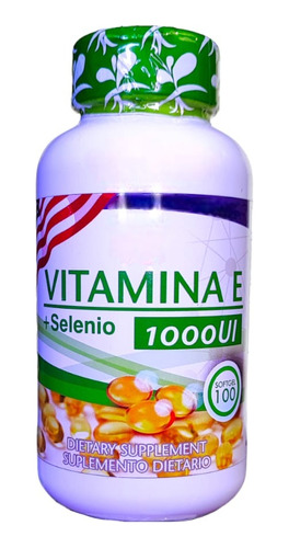 Vitamina E  1000 Iu Con Selenio De - Unidad a $489