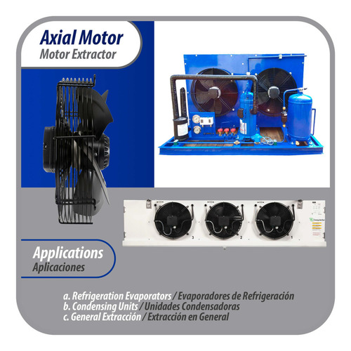 Appli Parts Extractor Axial 300mm (12 PuLG) 220v/1ph/50-60hz