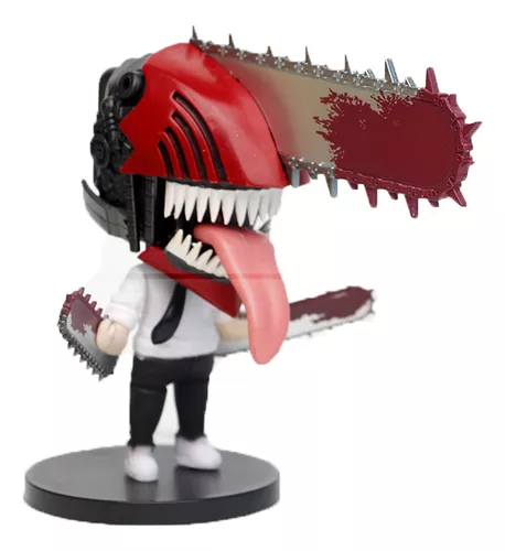 Kit 2 Figuras Chainsaw Man Anime Motosserra Novo Promoção